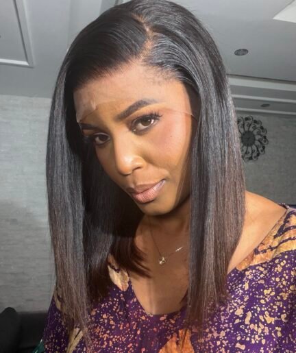 14 inches single donor frontal wig