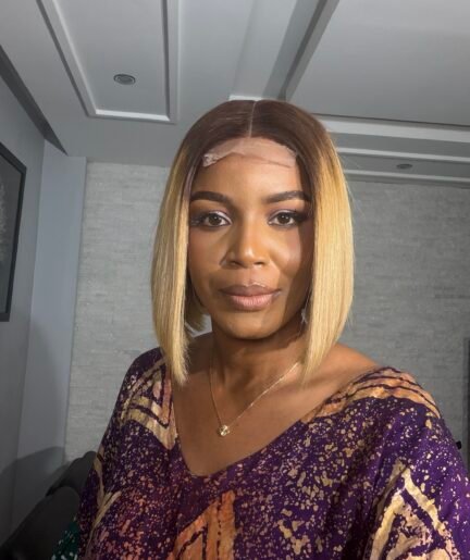 8 inches single donor blonde bob